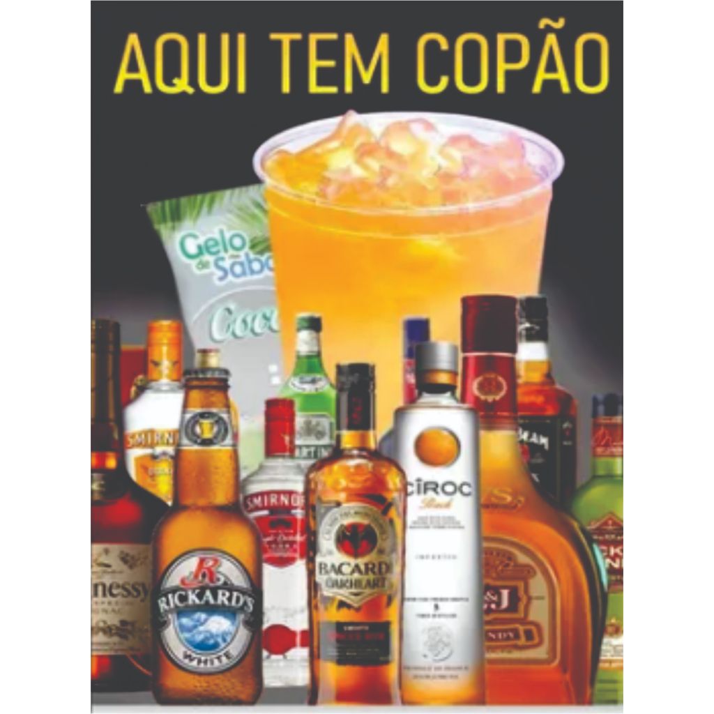 BANNER ARTE PRONTA - AQUI TEM COPÃO em Oferta na Shopee