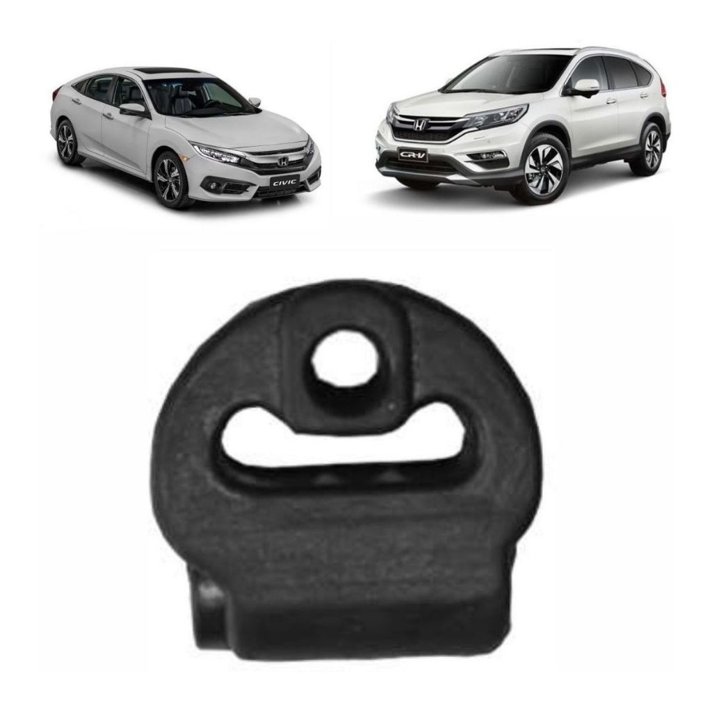 Par Borracha Coxim Escapamento Intermediário Civic Crv 16...