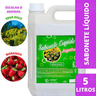 Sabonete Líquido Erva Doce ou Morango 5l - Jugatha