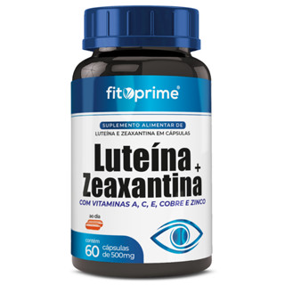 LUTEINA + ZEAXANTINA com VITAMINAS A, C, E, COBRE e ZINCO 60 CÁPSULAS de 500mg FITOPRIME
