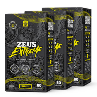 Zeus Extreme ZMA - 60 comps - Kit 3 caixas Iridium Labs