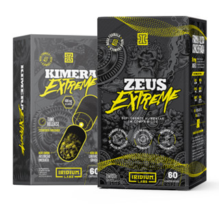 Kit Termogênico Kimera Extreme 60 caps e Zeus Extreme Pré-Hormonal 60 comps - Iridium Labs