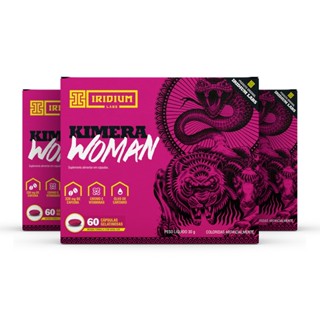 Kimera Woman 60 comps - Kit 3 caixas - Termogênico Feminino - Iridium Labs