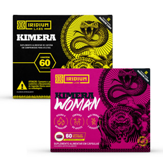 Kit Kimera Thermo 60 comps e Kimera Woman 60 comps - Termogênico Iridium Labs