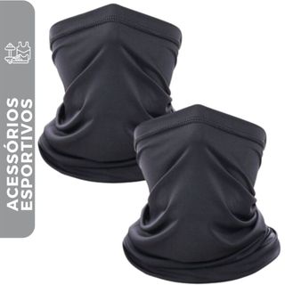 Kit 2 Balaclava Bandana Ciclismo Bike Moto Proteção UV50+