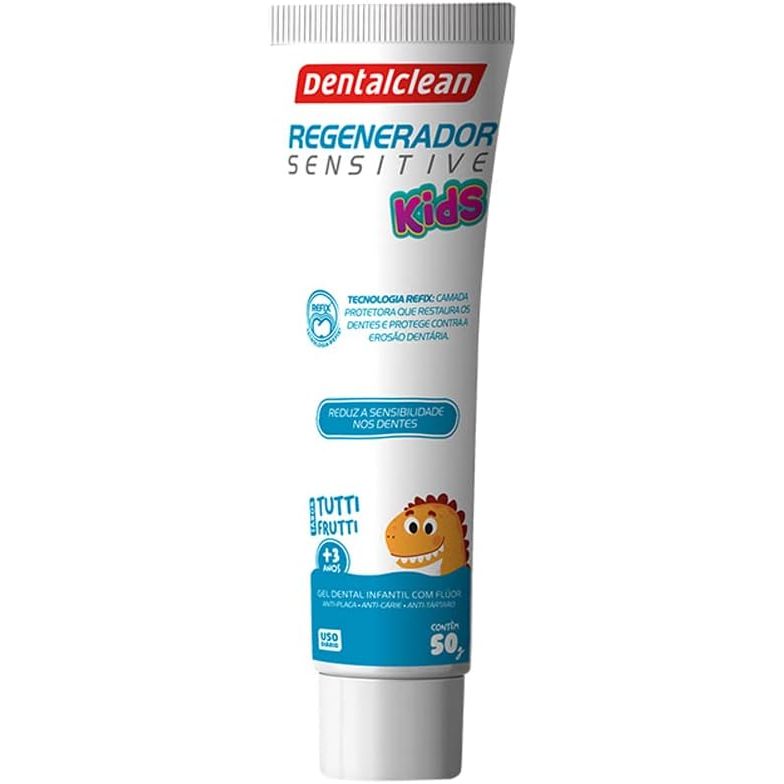 Gel Dental Kids Regenerador + Sensitive - 50g - Dentalclean em Oferta na Shopee