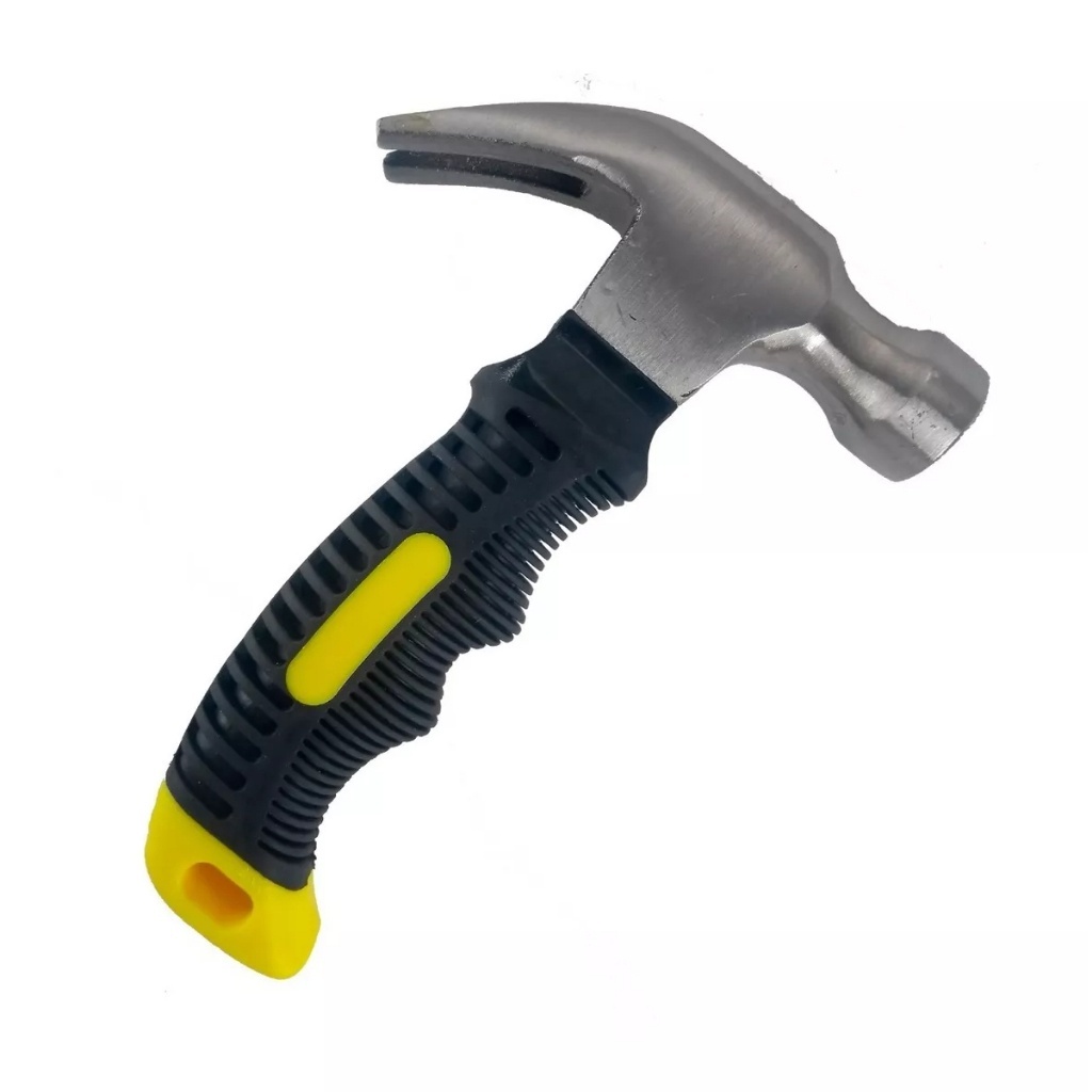 Martelo Mini de 16cm com Cabo Curto Emborrachado - 6'' Ideal para Tarefas Precisas