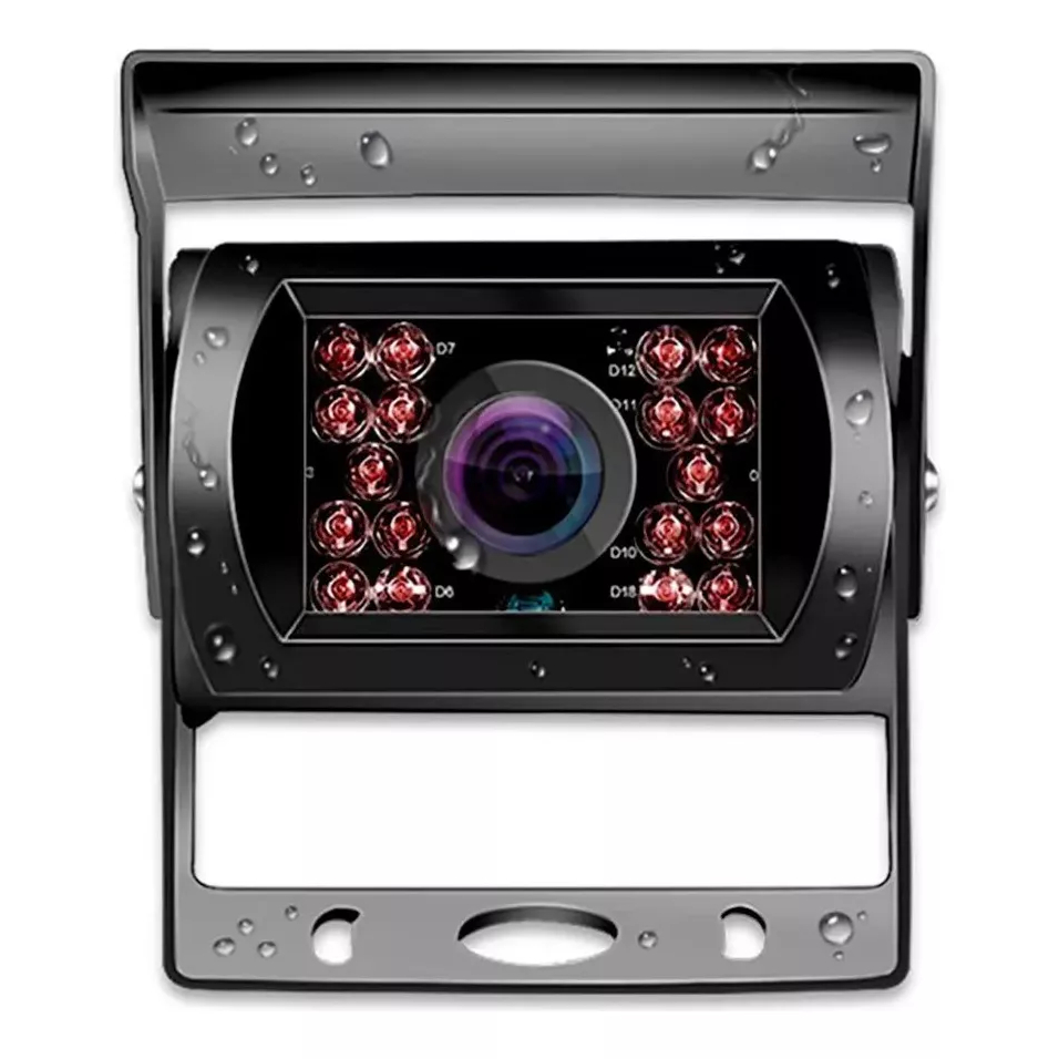 Camera Veicular 18 Leds Infravermelho P/ Ônibus Caminhão Rca