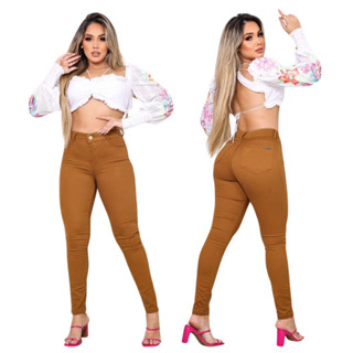 CALÇA SKINNY COM DETALHES DO 36 AO 46