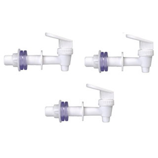 Kit 3 Torneiras Longa Branca Filtro De Barro Bebedouro Agua Por Gravidade em Oferta na Shopee