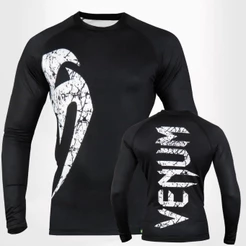 Camisa Rash Guard Manda Longa Termica Venum Giant Classic Black Masculina
