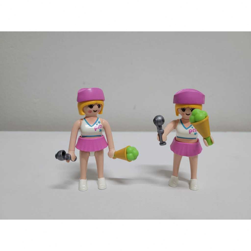 Kit com 2 Sorveteiras Playmobil Figure Serie 7 - Geobra