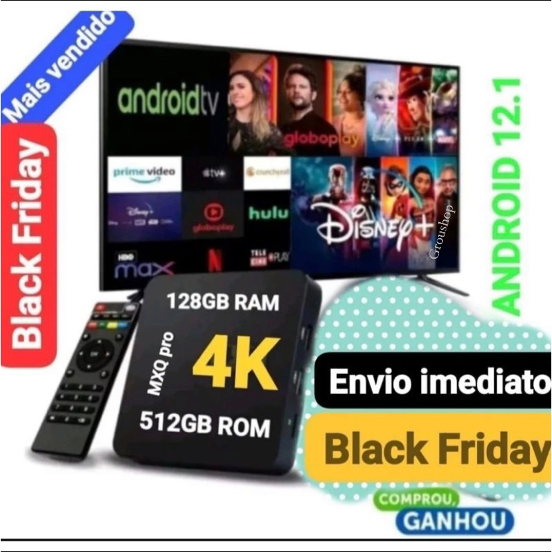 modelo 2024* Aparelho Conversor SMART TV para transformar sua TV comum em smart último lançamento conversor smarr tv