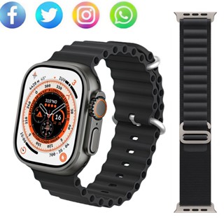 Relógio Original T800 Ultra-Smart Watch Série 8 NFC Monitor De Temperatura Corporal Bluetooth Chamadas