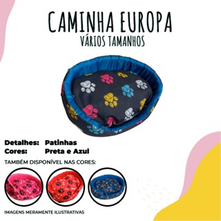 Caminha Europa Cama Pet Para Cachorro P M G GG PROMOÇÃO