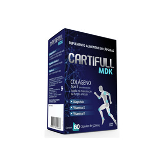 Cartifull Mdk 500mg 60 Cáp Colágeno Tipo 2 + Vitaminas D K E Magnésio