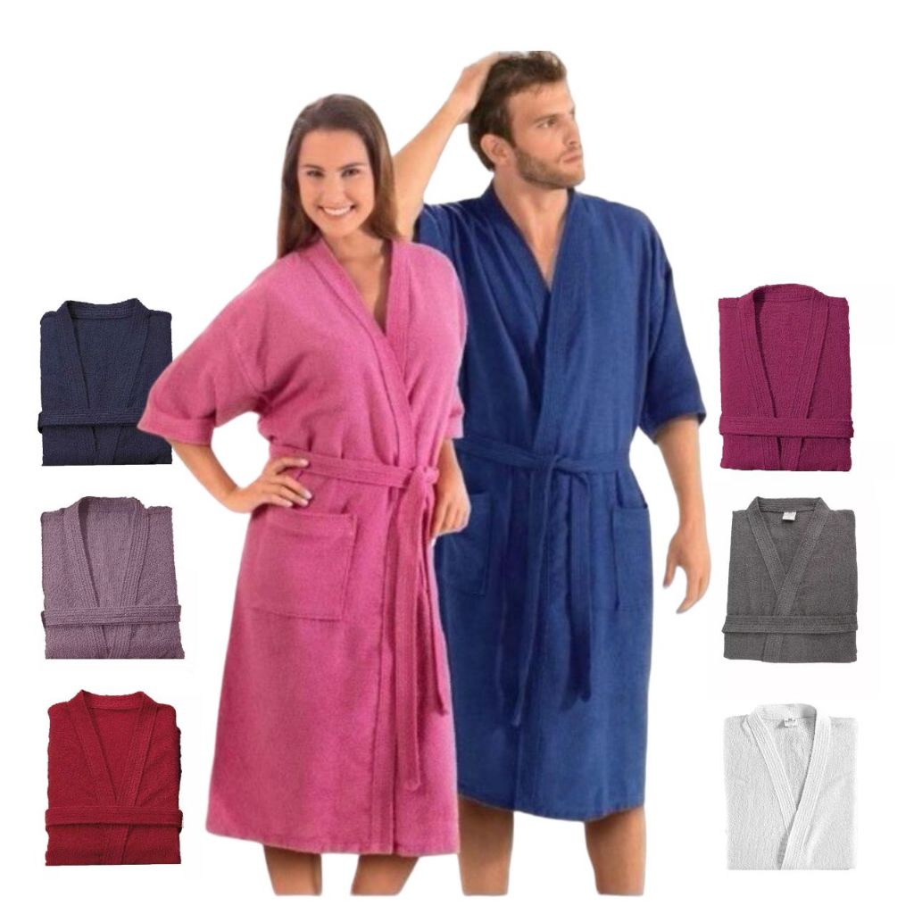 Roupão de Banho Atoalhado 100% Algodão Adulto Unissex Dianelli Tamanho Único