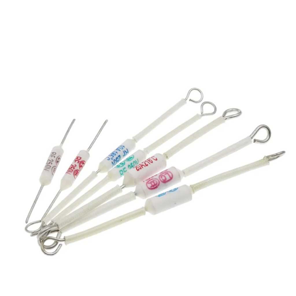 Interruptor de Temperatura Fogão de Arroz, Fusível Térmico 10A, 130C, 155C, 165C, 185C, 15A, 20A, 185C, 20A, 216C, 240C,
