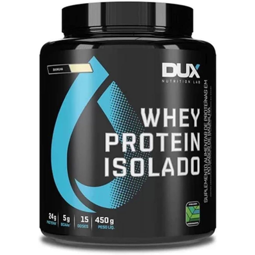 KIT 2X Whey Protein Isolado - 450g Baunilha - Dux Nutrition