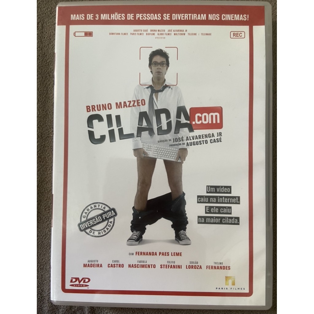 Cilada.com Dvd Original Nacional Bruno Mazzeo Fernanda Paes