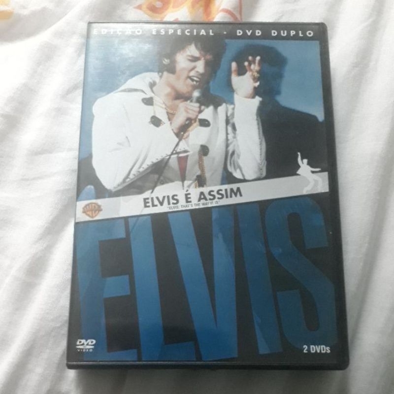 Elvis Presley dvd duplo Elvis é assim edição especial