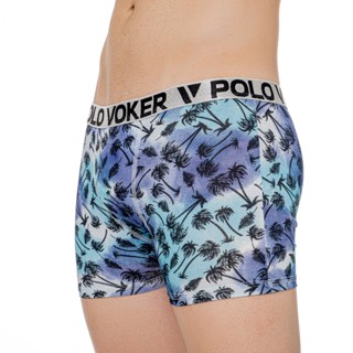 Cueca Boxer de Microfibra Estampadas e Lisas Original Polo Voker
