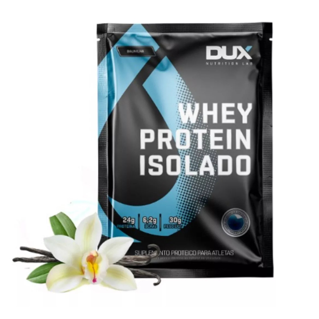 KIT 3 X WHEY PROTEIN ISOLADO BAUNILHA - SACHÊ 27 g - DUX NUTRITION