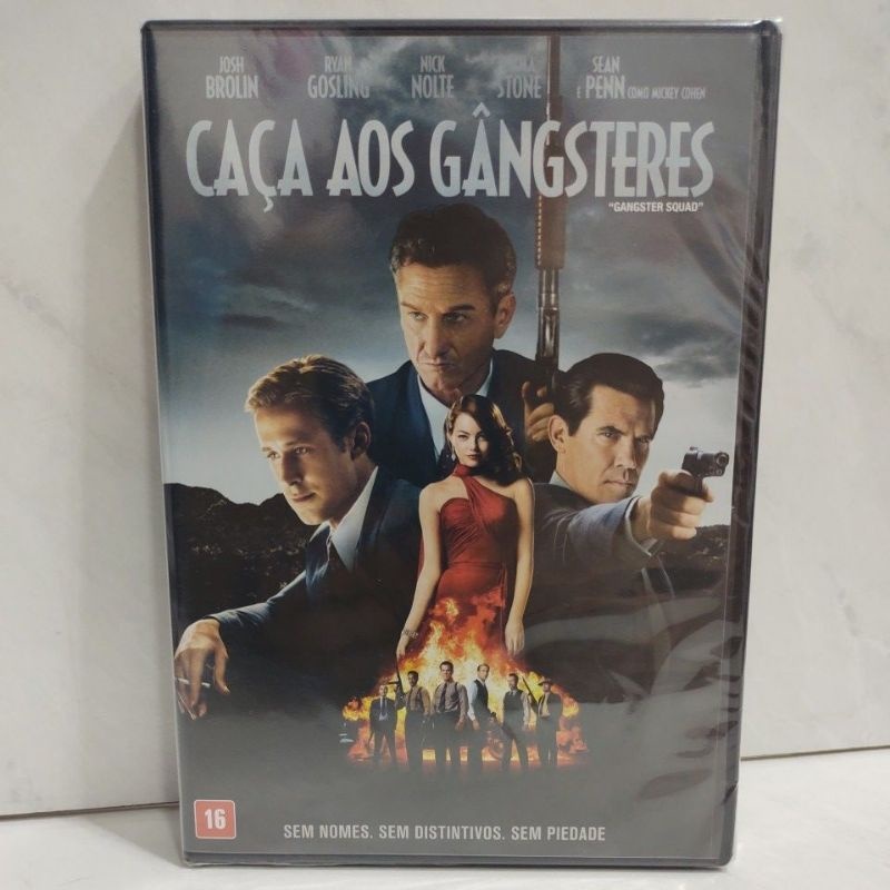 Dvd Caça Aos Gângsteres Emma Stone Sean Penn Josh Brolin Ori