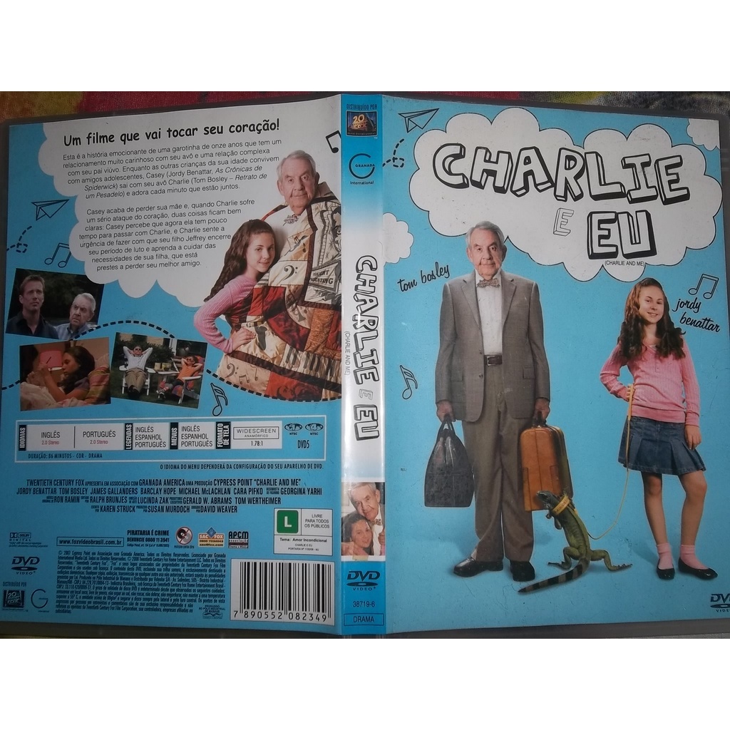 Dvd - Charlie E Eu - Tom Bosley