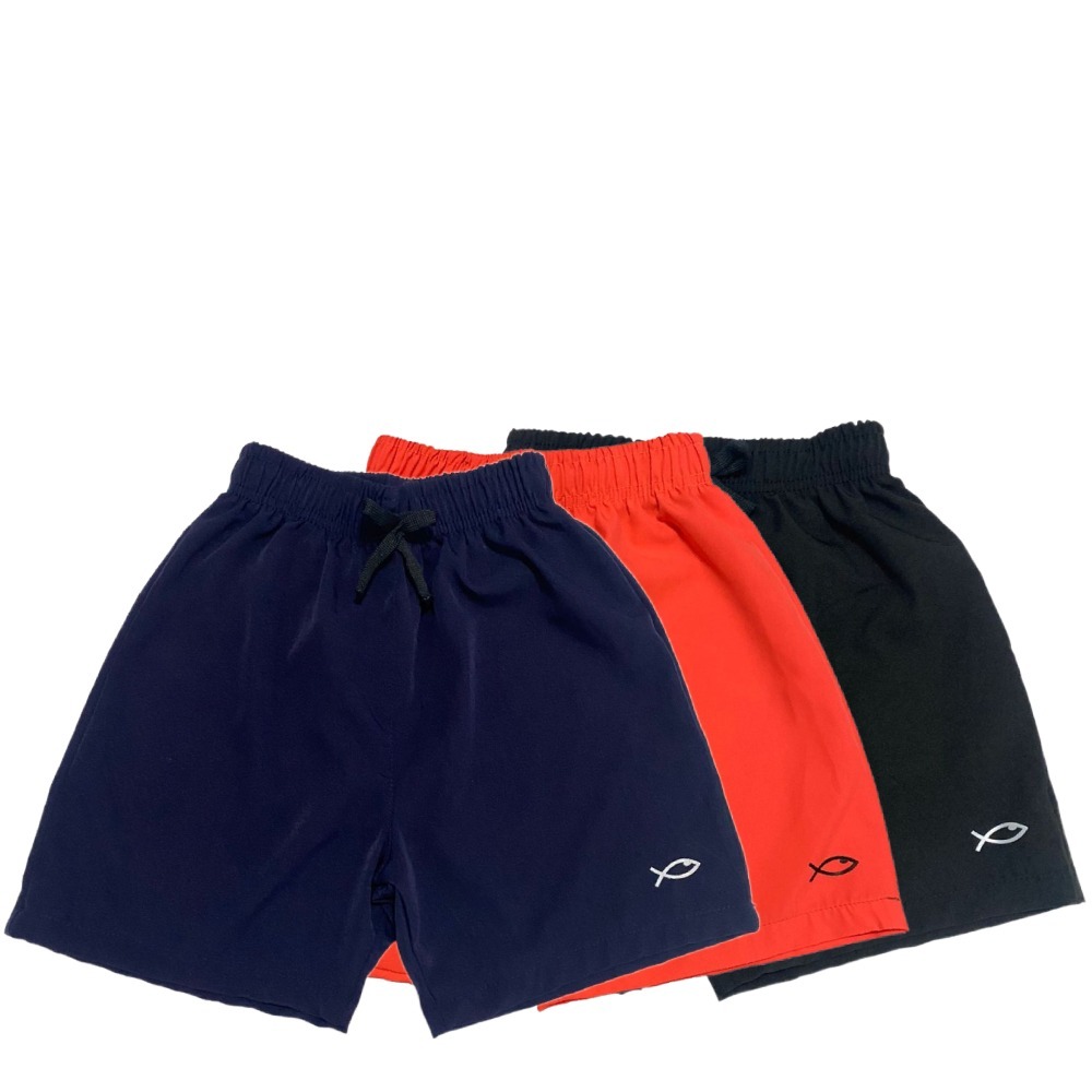 kit 3 bermuda infantil tactel com elastano premium masculino 4 a 16 anos moda praia juvenil short
