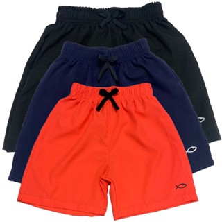 3 Short, Shorts Praia,shorts Mauricinho,Bermuda Masculino Infantil Juvenil de Crianças Adolecente