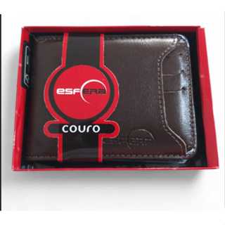 Carteira Esfera Couro Premium Porta cédulas Porta moedas em Oferta na Shopee