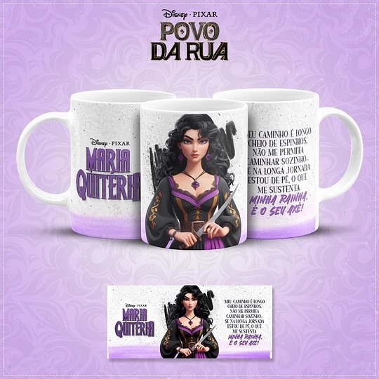 Caneca Pomba Gira Maria Quitéria - Umbanda