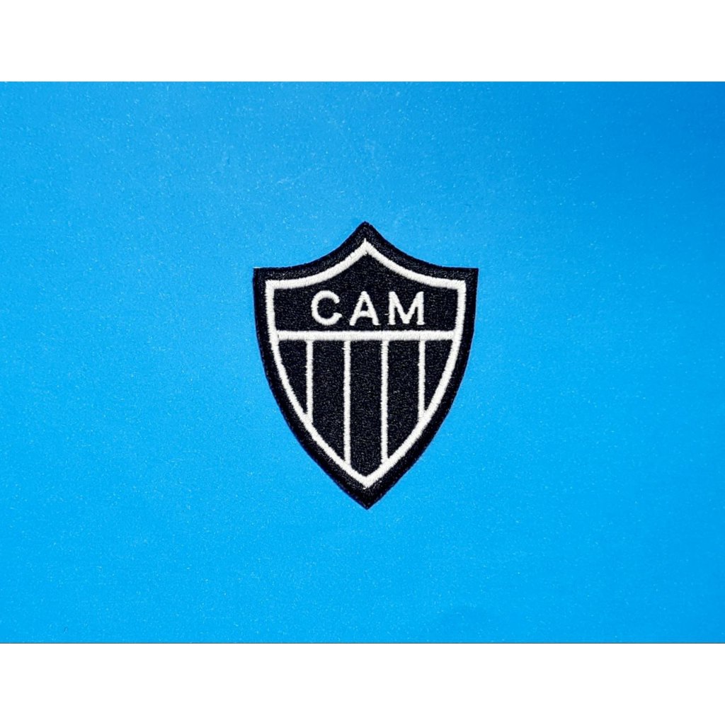 Patch Aplique Bordado Time Atlético Mineiro - Medidas 5,5cm x 7cm