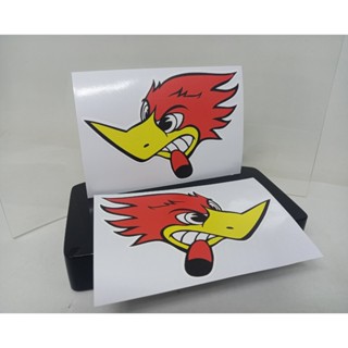 ADESIVO PICA-PAU FUMANDO BRAVO/ PAR LD, LE / DECORATIVO CARROS ANTIGOS, HOT, OLD SCHOOL, RAT-LOOK. em Oferta na Shopee