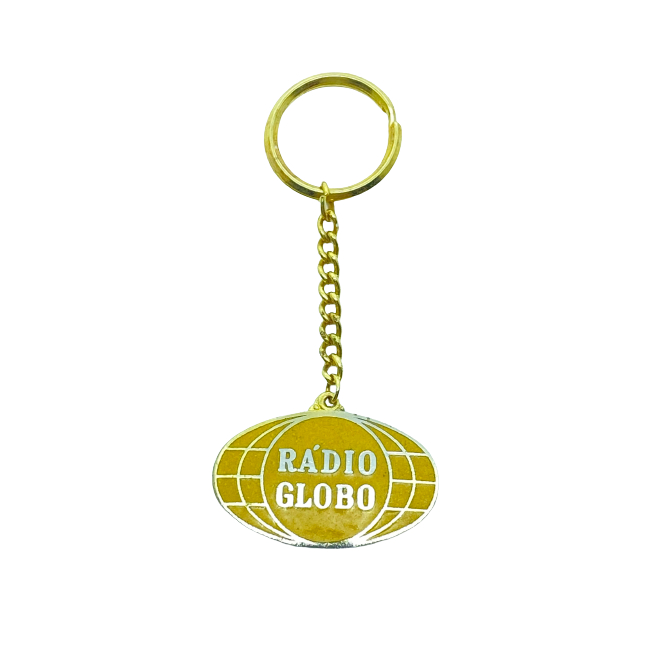 Chaveiro Antigo Rede Globo / Rádio Globo – Item Vintage Coleção