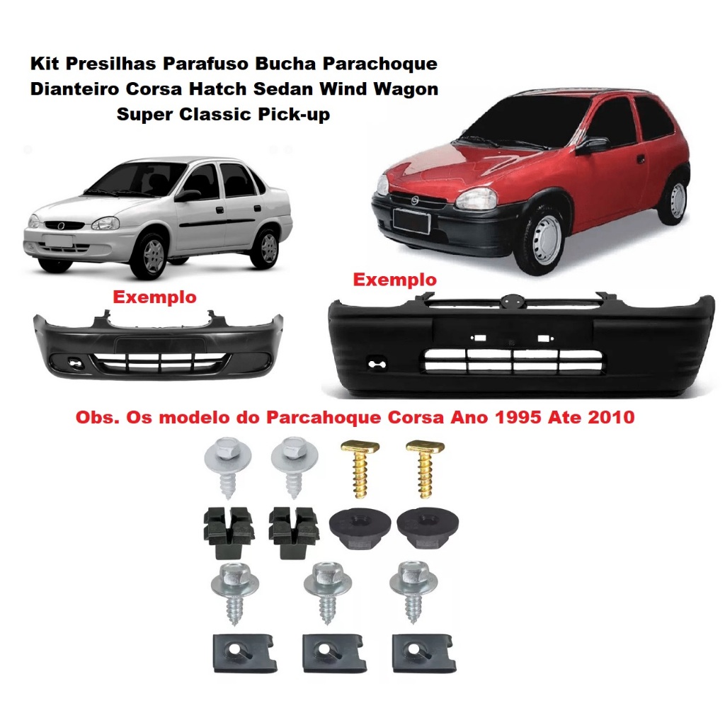 Parachoque Corsa Wind 96: Onde Comprar | BuscaProdutos