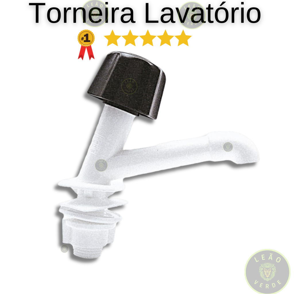 Torneira Lavatório Plástica 1/2 Bancada Herc Torneira Pia Banheiro
