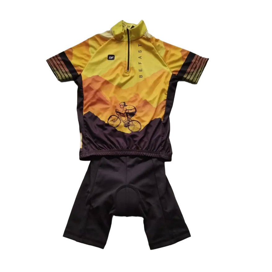 Kit de ciclismo INFANTIL Kids roupa de bike para crianças Be Fast