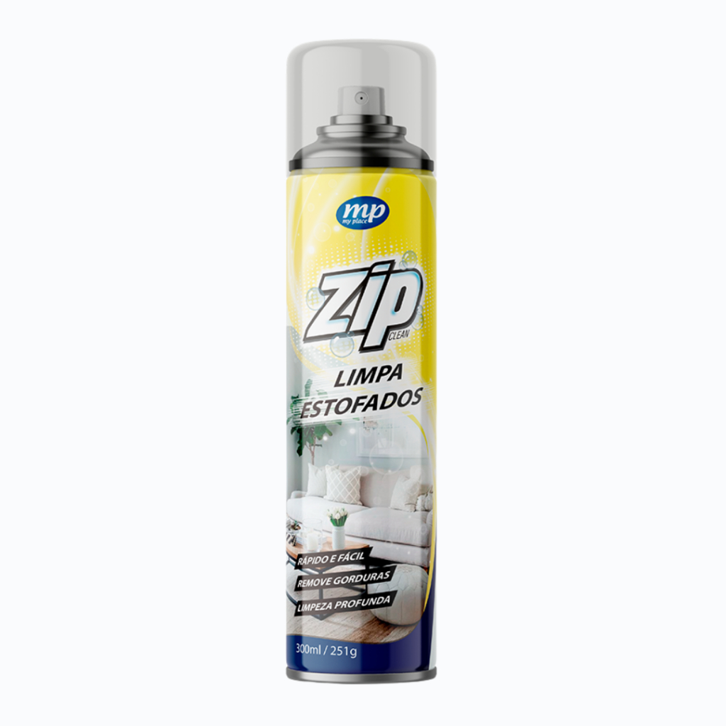 Limpa Estofados Limpeza a Seco Espuma Limpadora Zip Clean 300ml My Place em Oferta na Shopee