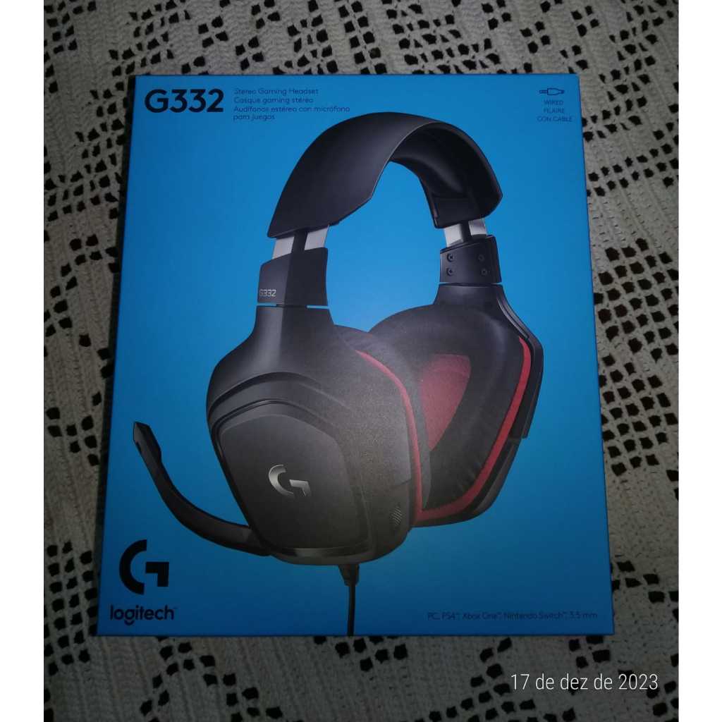 Logitech G332 - Headset para PC, Xbox, PS5 e Switch