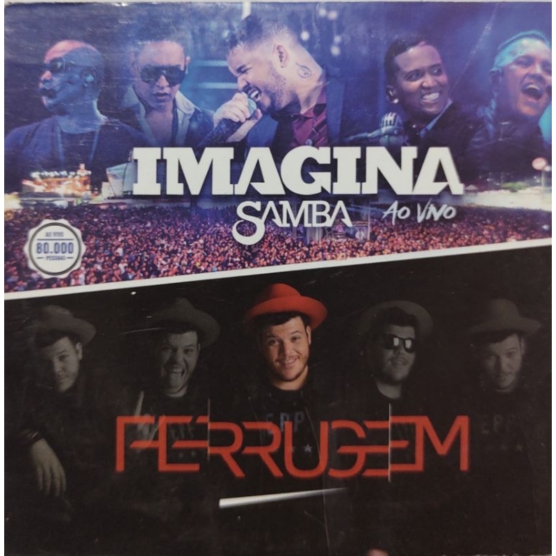 Cd Imagina Samba Ao vivo Ferrugem Cd Promocional
