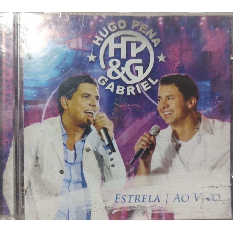Cd Hugo Pena e Gabriel Estrela ao vivo Otimo Estado