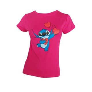 Blusa Feminina T-shirt Camiseta Baby Look Moda Blogueira Stitch
