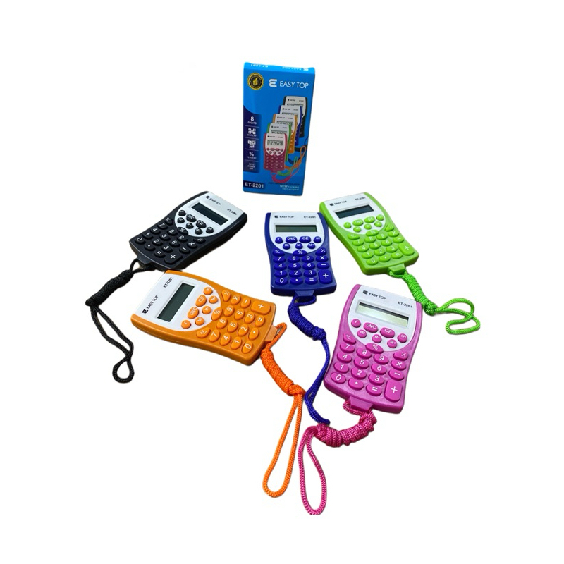 kit 10Mini Calculadora Bolso Estudante Pequena Portátil 08 Dígitos em Oferta na Shopee