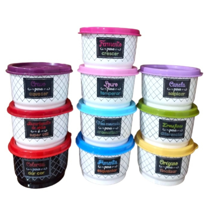 Tupper Potinho para Temperos 140ml Bistrô TUPPERWARE®