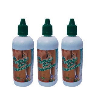 3X Gotas de Desincha 100ml, obesidade, 100% NATURAL