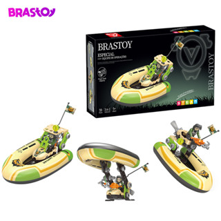 Brastoy Blocos Montar STEM Brinquedos Infantil de Construção Educativos Aprendizado 59 Peças Original