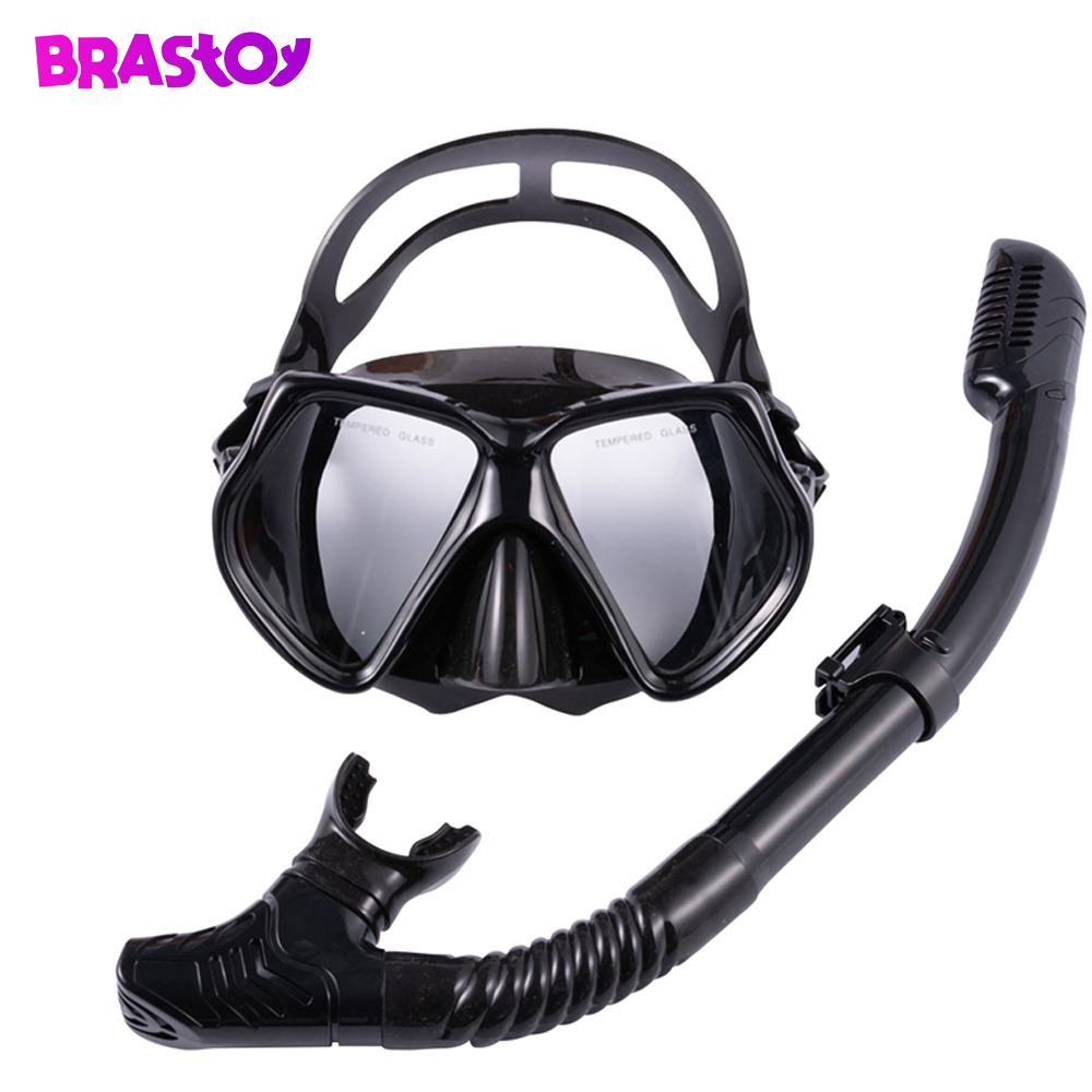 Brastoy Máscaras de Snorkel Mergulho Set Anti-Embaçante em Oferta na Shopee