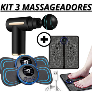 Kit Massageador Elétrico Portátil [Envio Imediato]